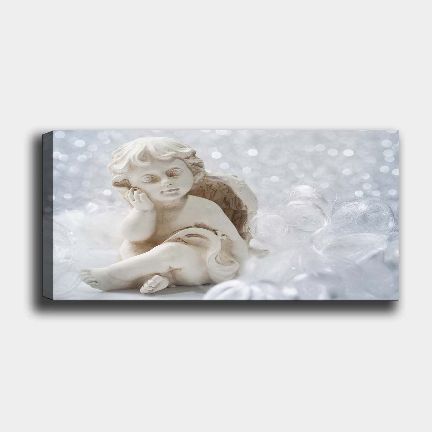 Quadro em Tela 100% Canvas Multicolor 50 x 120 cm com Moldura de Madeira (3 cm)