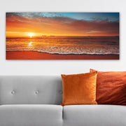 Quadro em Tela Decorativa Multicolor 50x120 cm – Canvas 100% com Moldura de Madeira 100% (3 cm)