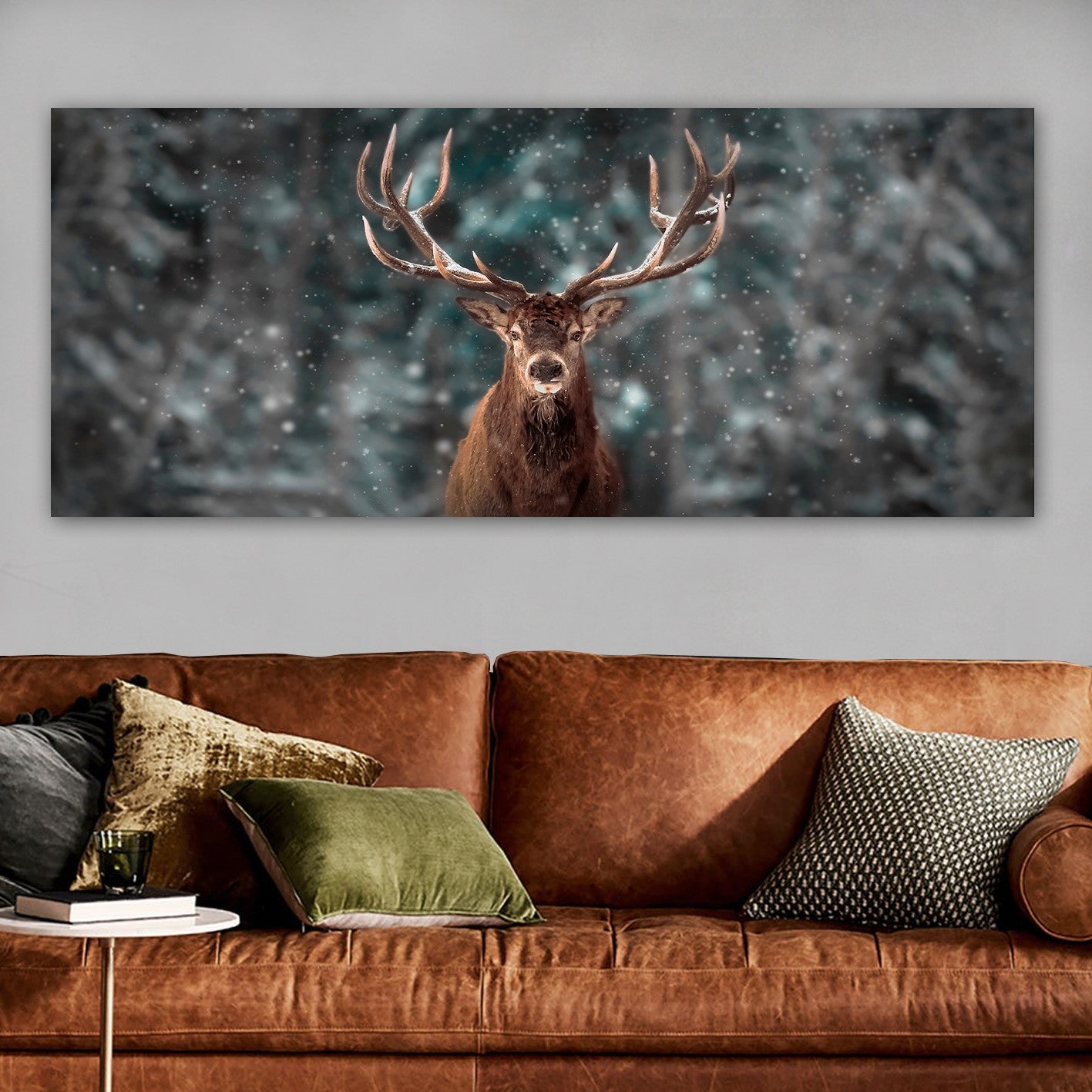 Tela Decorativa em Canvas 50x120 cm com Moldura de Madeira 3 cm – Multicolor (YTY1169367886_50120)