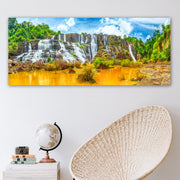 Quadro em Tela Decorativa Multicolor 50x120 cm – 100% Canvas com Moldura de Madeira (3 cm)