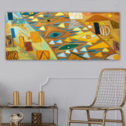 Tela Decorativa em Canvas 100% Multicolor com Moldura de Madeira 3 cm – 50 x 120 cm