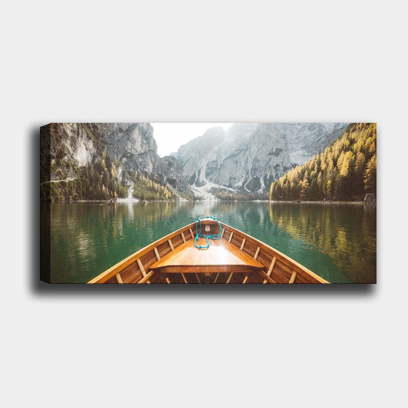 Quadro em Tela Decorativo Multicolor 50 x 120 cm – Canvas 100% com Moldura de Madeira (3 cm)