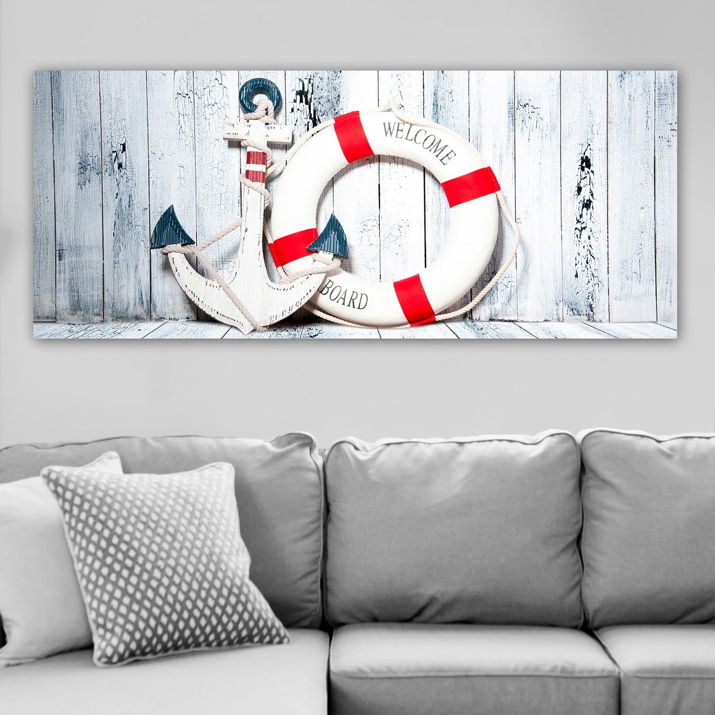 Tela Canvas Decorativa 50x120 cm Multicolorida com Moldura em Madeira (3 cm) – YTY124433905_50120