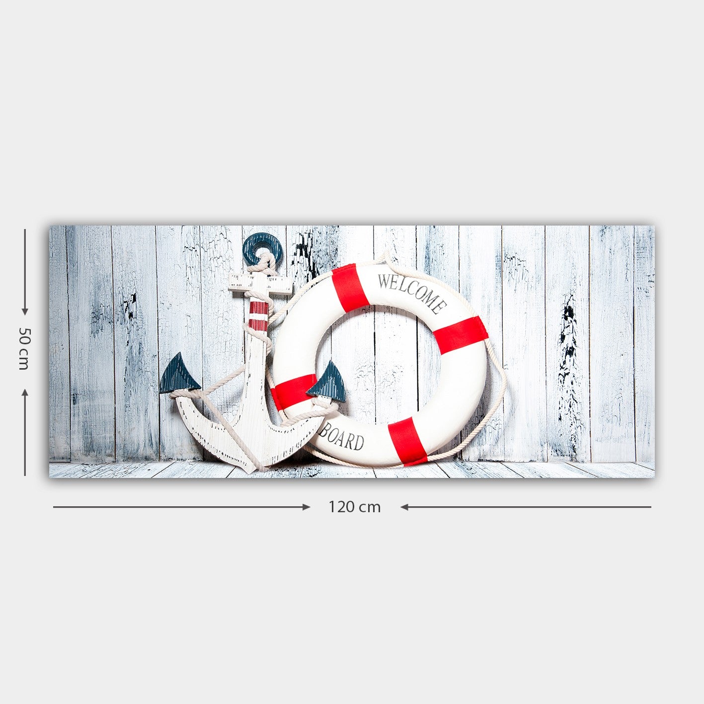 Tela Canvas Decorativa 50x120 cm Multicolorida com Moldura em Madeira (3 cm) – YTY124433905_50120