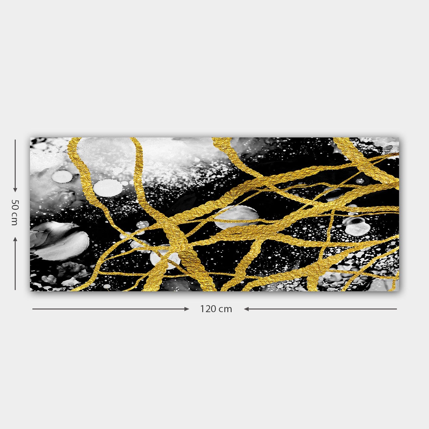 Quadro Decorativo em Tela Multicolor 50 x 120 cm – Canvas 100% com Moldura de Madeira 3 cm | YTY1281007024_50120 (451ERN1245)