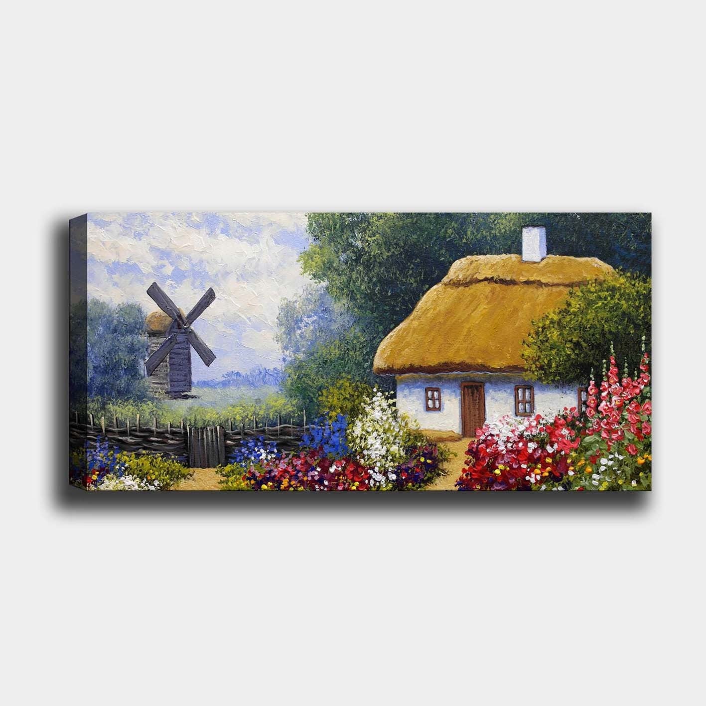 Quadro em Tela Multicolor 50x120 cm – 100% Canvas com Moldura de Madeira 3 cm