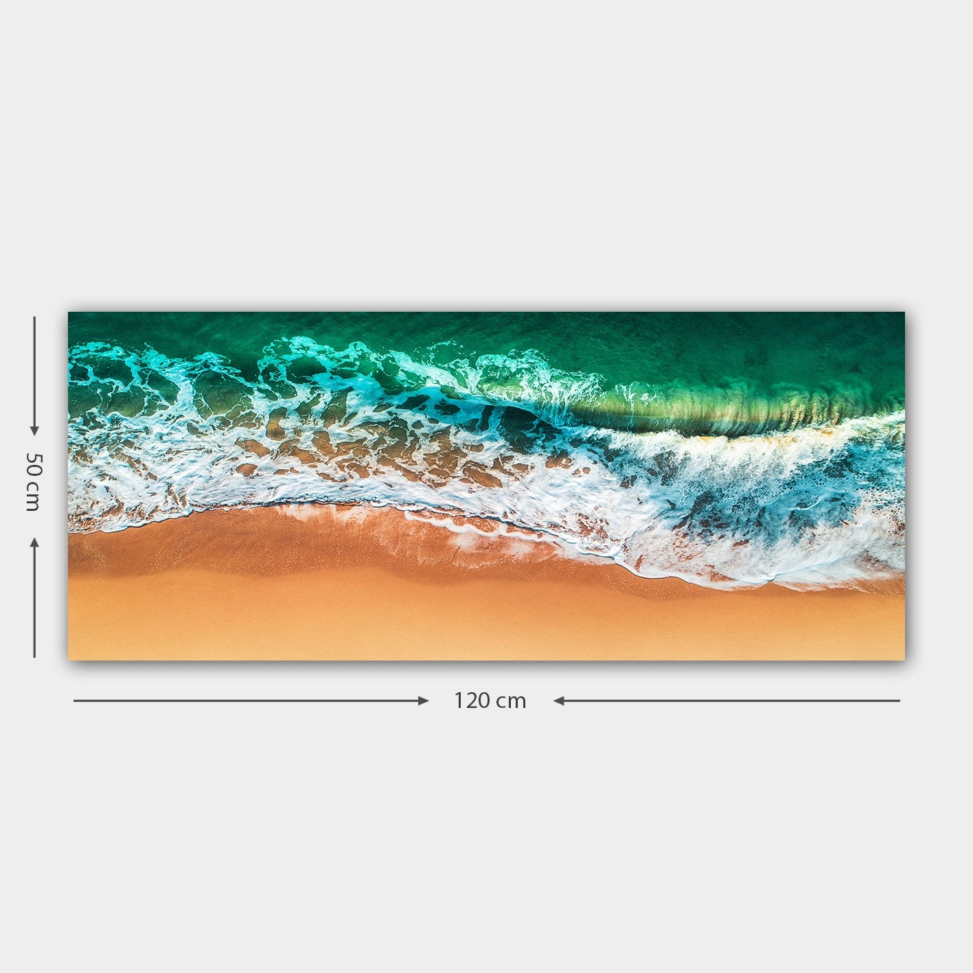 Tela Decorativa Multicolor 50 x 120 cm – 100% Canvas com Moldura de Madeira (3 cm) YTY1322005649_50120