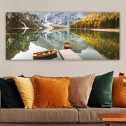 Quadro em Tela Decorativo Multicolor 50x120 cm com Moldura de Madeira (3 cm) – 100% Tela – YTY1323210338_50120