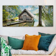 Quadro em Tela Decorativa Multicolor 50x120 cm, 100% Tela com Moldura de Madeira 3 cm