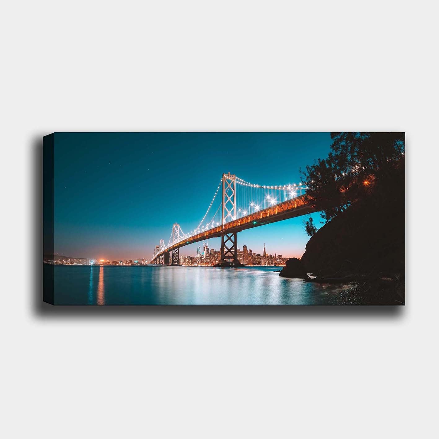 Quadro em Tela Decorativo Multicolor 50x120 cm, 100% Canvas, Moldura em Madeira 3 cm – YTY1357967645_50120