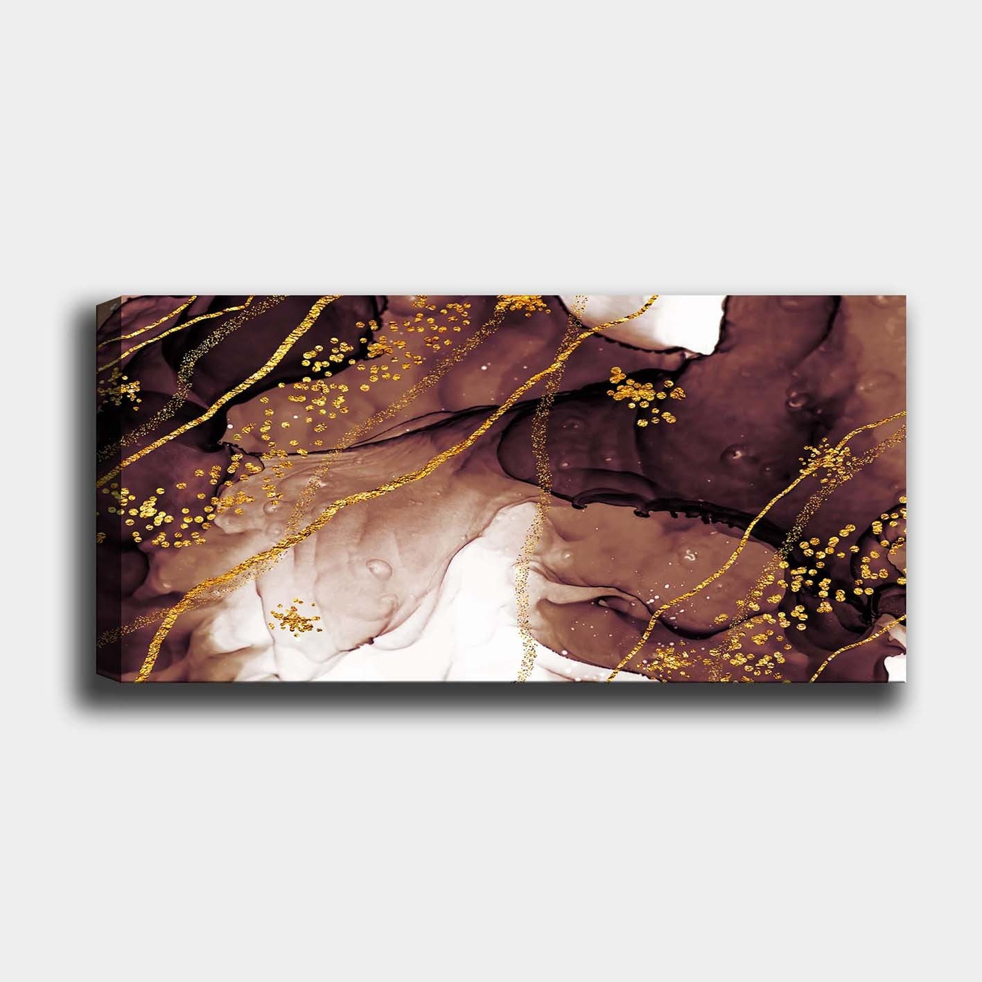 Quadro em Tela Decorativo Multicolor 50 x 120 cm, Moldura de Madeira 3 cm – 100% Canvas (YTY1393502147_50120)