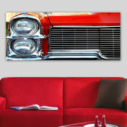 Quadro em Tela Decorativa Multicolor 50 x 120 cm com Moldura de Madeira (3 cm)