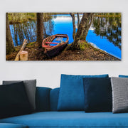 Quadro em Tela Decorativo Multicolor 50x120 cm com Moldura de Madeira (3 cm) – YTY1526935349_50120