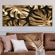 Quadro em Tela Decorativo Multicolor 50x120 cm com Moldura de Madeira (3 cm)