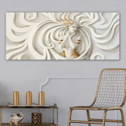 Tela Decorativa Multicolor 50x120 cm em Canvas 100% com Moldura de Madeira 3 cm – YTY161585909_50120