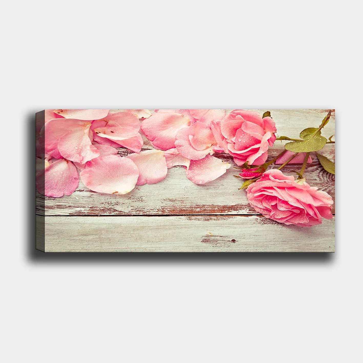 Quadro em Tela Decorativo Multicolor 50x120 cm | 100% Canvas com Moldura de Madeira 3 cm