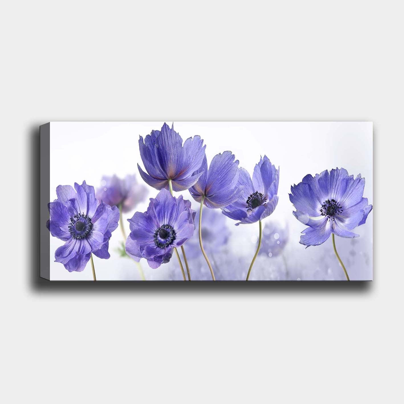 Tela Decorativa Multicolor 50x120 cm em 100% Canvas com Moldura de Madeira 3 cm