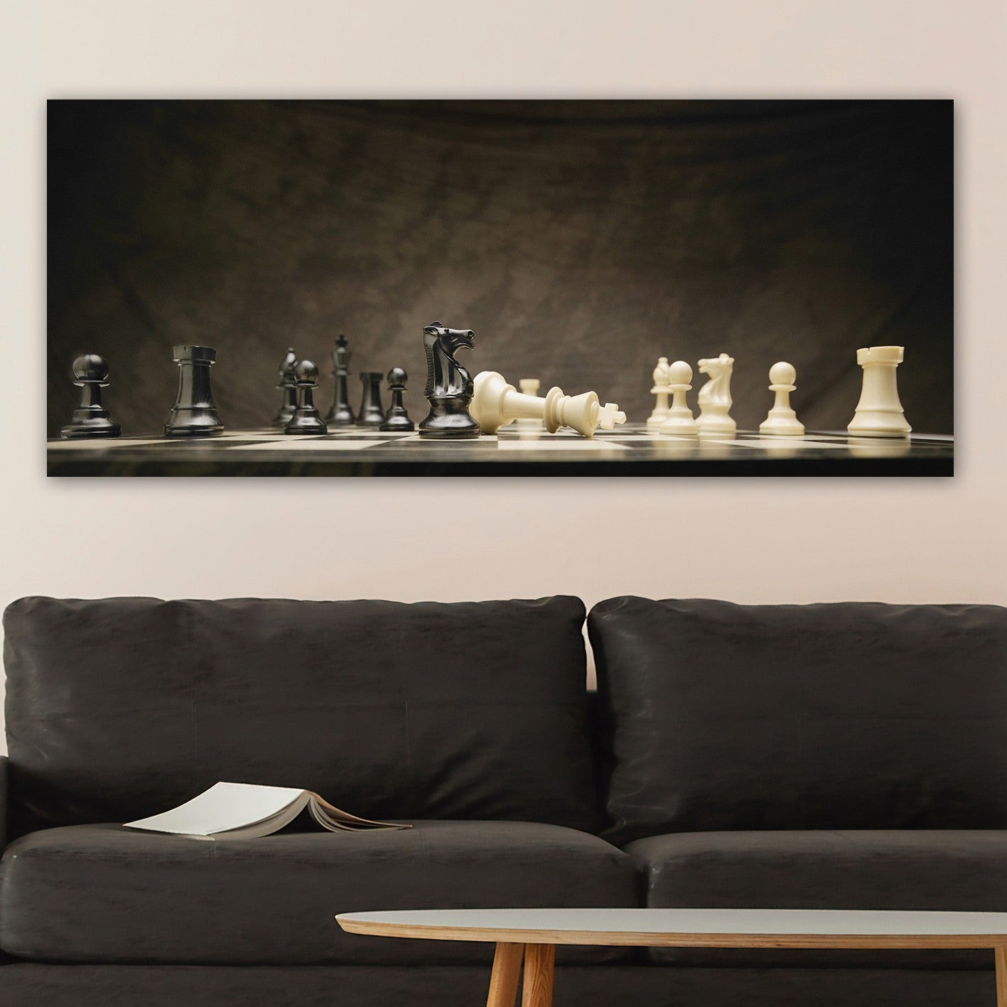 Pintura Decorativa em Tela (100% Canvas) Multicor com Moldura de Madeira 3 cm, 50 x 120 cm – YTY175583561_50120