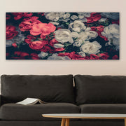 Tela Decorativa Multicolor em Canvas 100% com Moldura de Madeira 3 cm – 50 x 120 cm