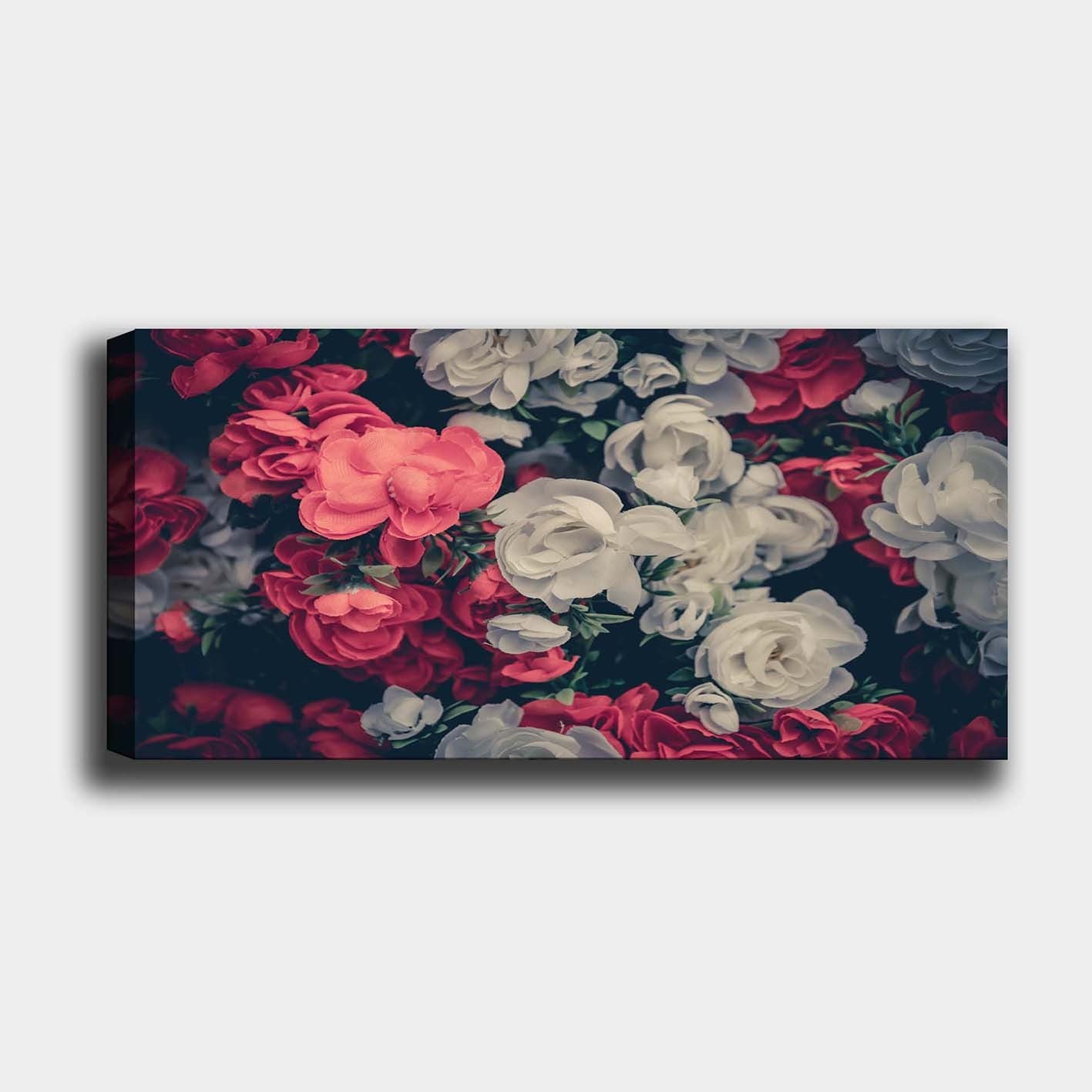 Tela Decorativa Multicolor em Canvas 100% com Moldura de Madeira 3 cm – 50 x 120 cm