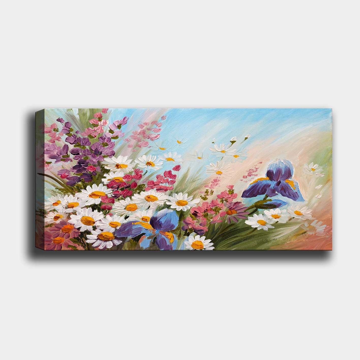 Quadro Decorativo em Tela Canvas 100% 50 x 120 cm com Moldura de Madeira 3 cm – Multicolor (YTY185735_50120)