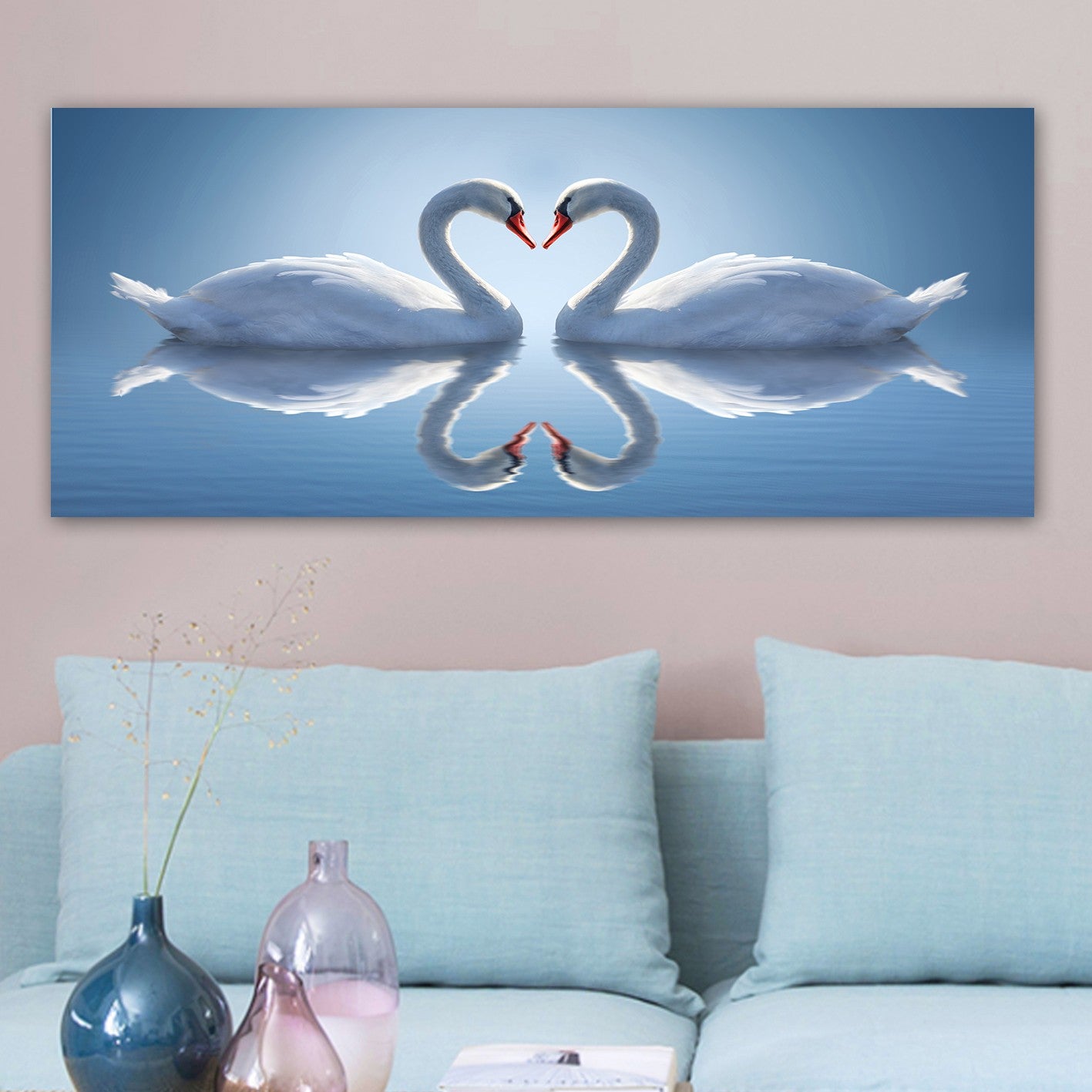 Tela Decorativa Multicolor 50 x 120 cm, 100% Canvas com Moldura de Madeira (3 cm) – YTY189204_50120