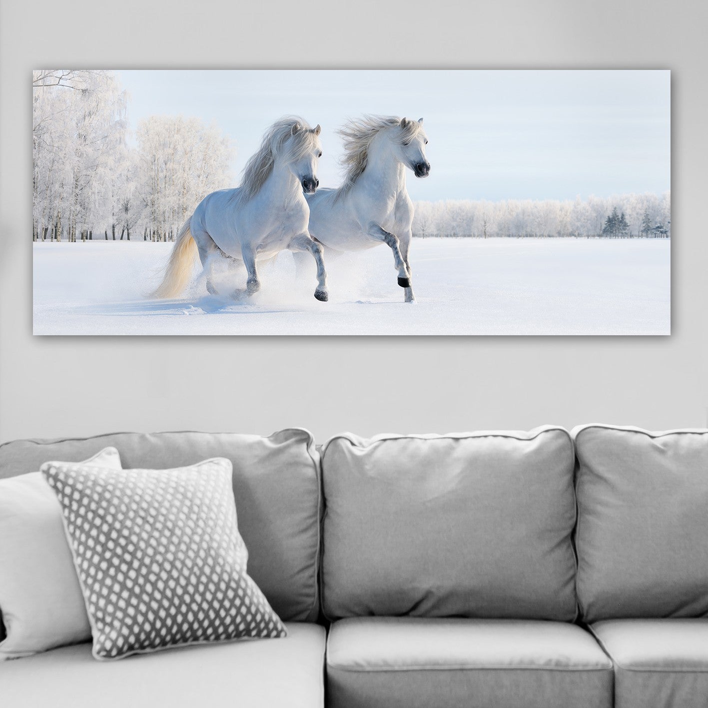 Quadro Tela Decorativa Multicolor 50x120 cm | Canvas 100% com Moldura de Madeira 3 cm (YTY203158396_50120)