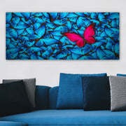 Quadro em Tela Decorativo Multicolor 50x120 cm – Canvas 100% com Moldura de Madeira 3 cm