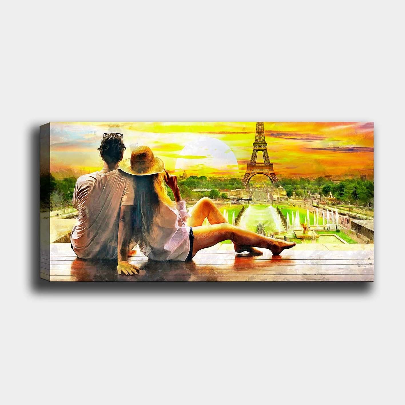 Tela Decorativa em Canvas Multicolor 50x120 cm com Moldura de Madeira 3 cm – YTY21232160109_50120