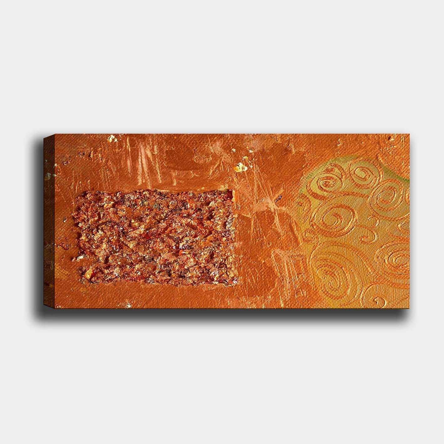 Quadro em Tela Multicolor 50x120 cm com Moldura de Madeira (3 cm) – YTY223486429_50120
