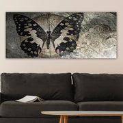 Tela Decorativa Multicolor 50x120 cm com Moldura de Madeira (3 cm) - Canvas 100%