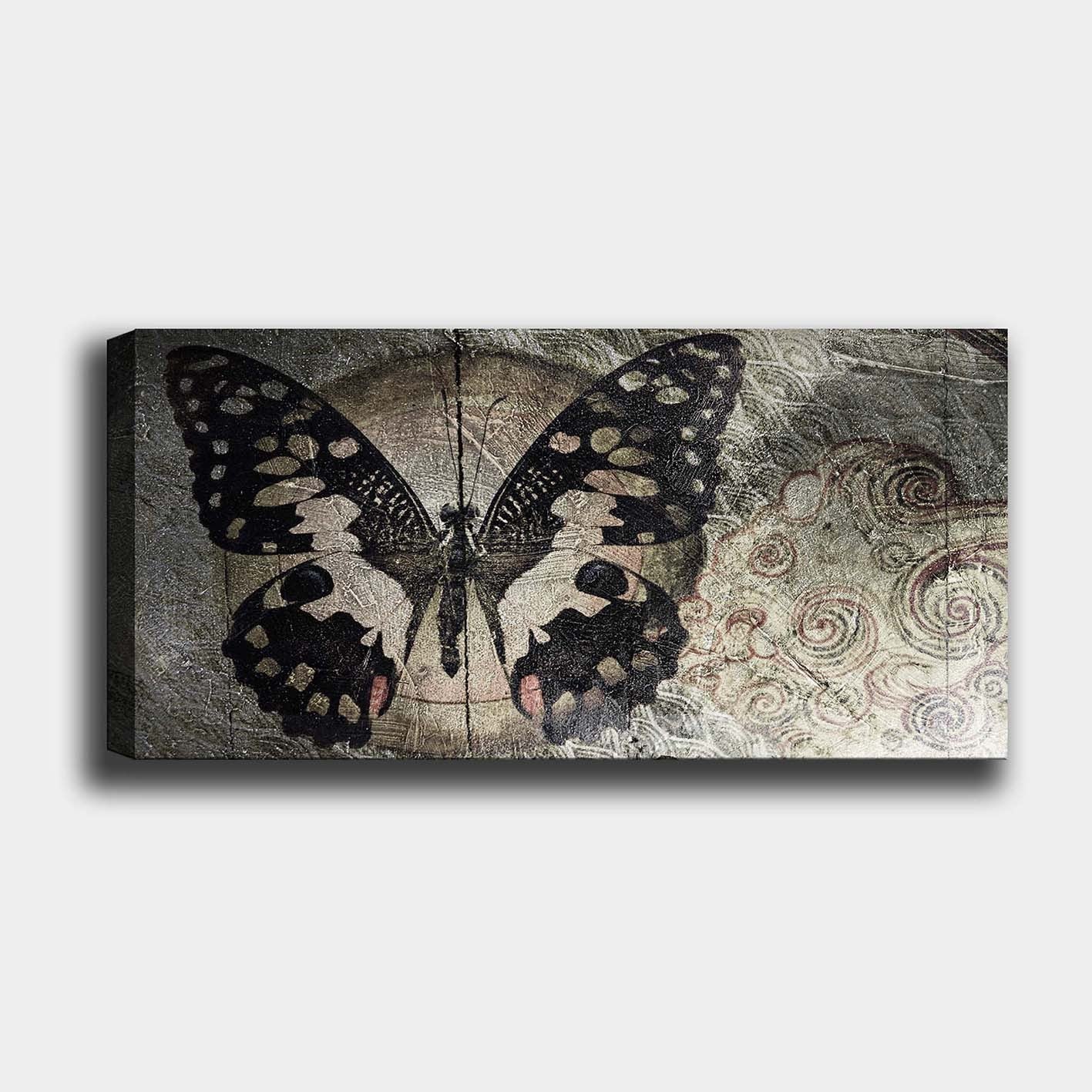 Tela Decorativa Multicolor 50x120 cm com Moldura de Madeira (3 cm) - Canvas 100%