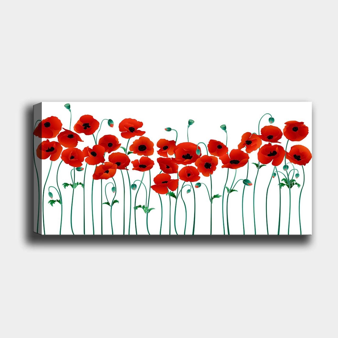 Tela Decorativa Multicolor 50x120 cm em Canvas 100% com Moldura de Madeira 3 cm – YTY226463893_50120