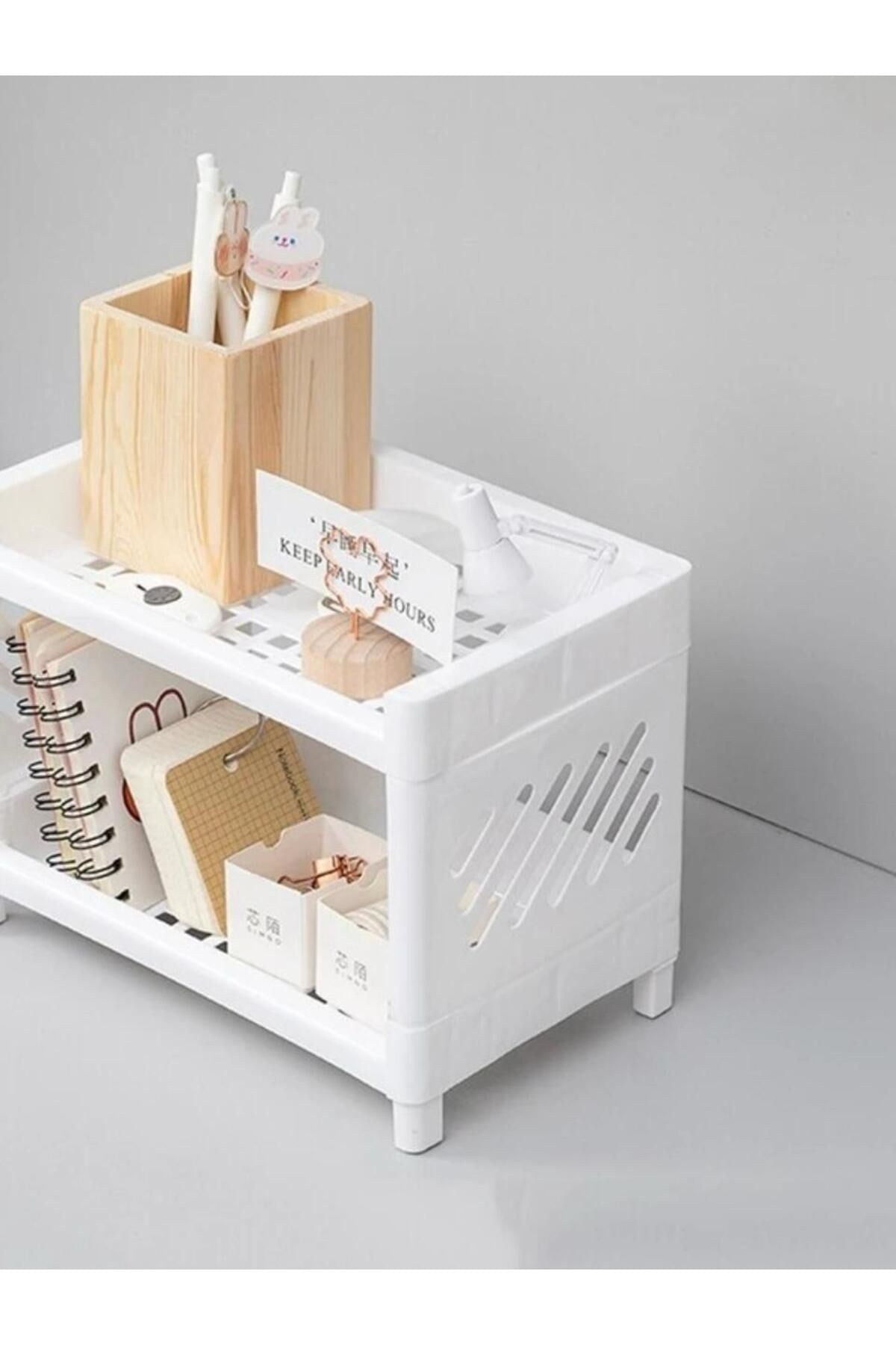 Organizador de Cozinha – 14 x 24 x 20 cm – Branco – Plástico