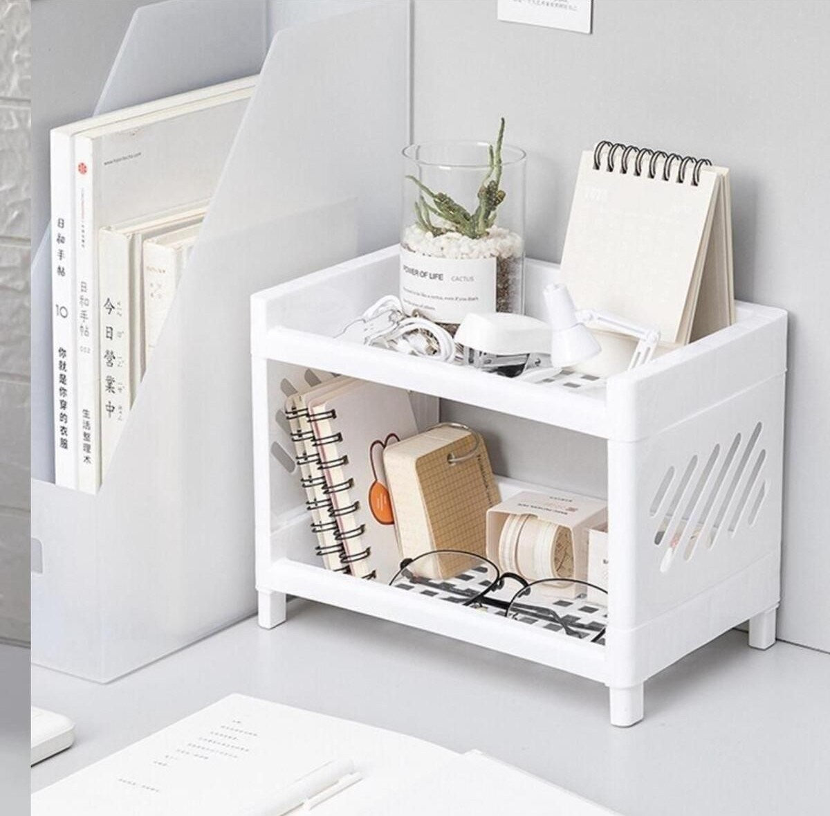 Organizador de Cozinha – 14 x 24 x 20 cm – Branco – Plástico