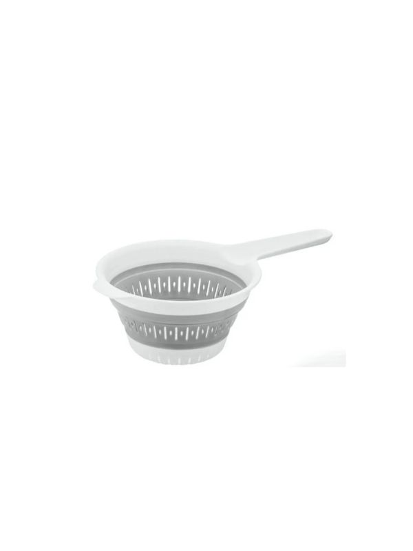 Organizador de Cozinha – 4 Peças – Branco e Cinza – Plástico