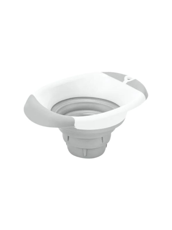 Organizador de Cozinha – 4 Peças – Branco e Cinza – Plástico