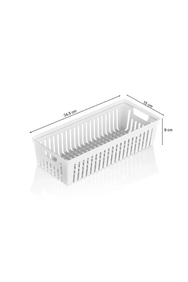 Organizador de Cozinha – 34,5 x 15 x 9 cm – Cinza – Plástico