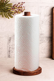 Porta-guardanapos de madeira – 13 x 27 cm – marrom