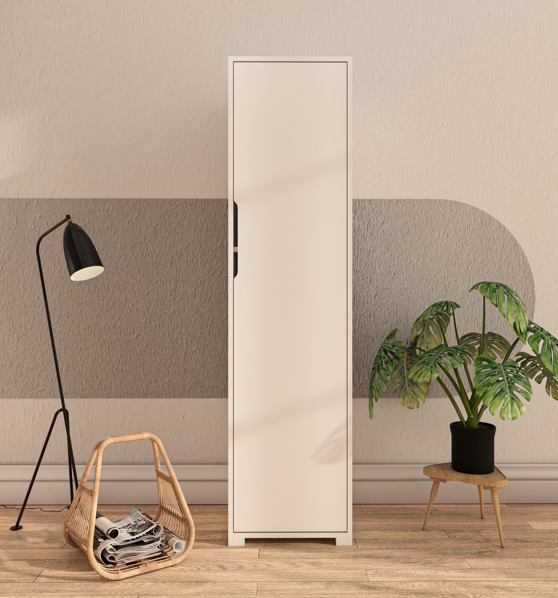 Guarda-roupa – 47 cm – Branco – Aglomerado