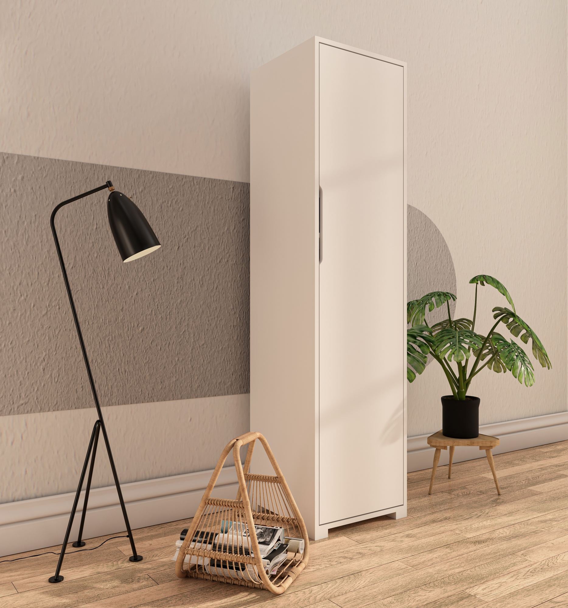 Guarda-roupa – 47 cm – Branco – Aglomerado