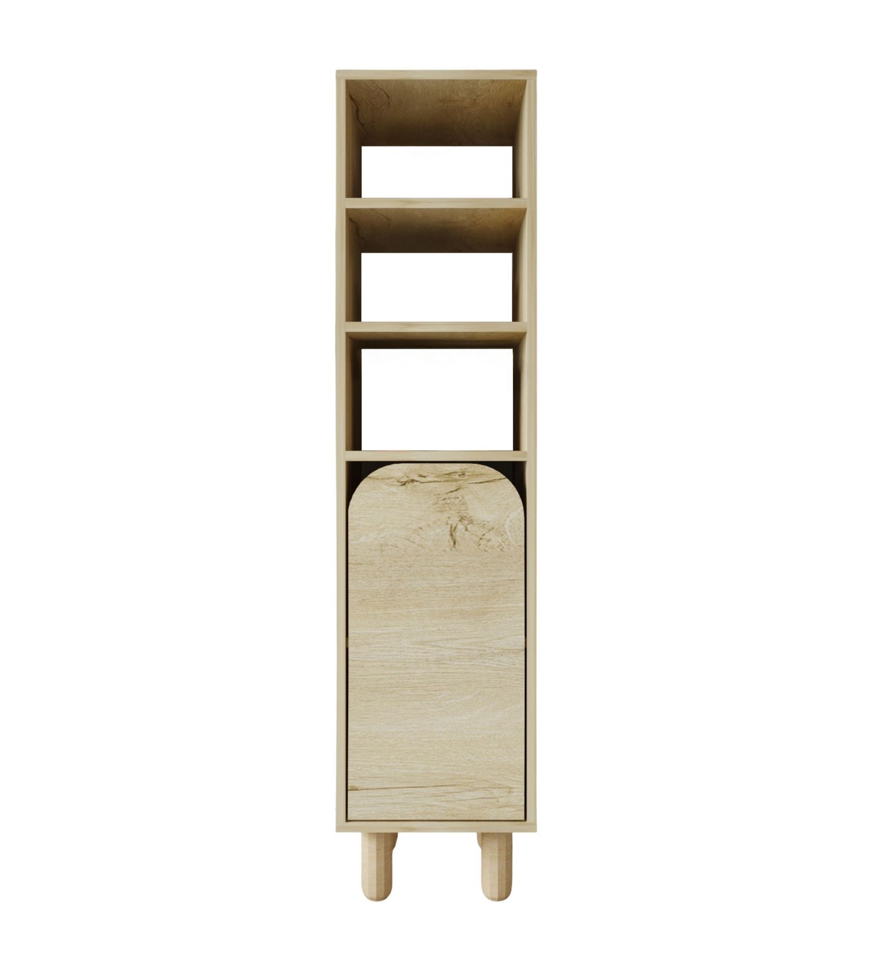 Armário Multiuso – 37 cm x 155 cm x 40 cm – Carvalho Safira – Aglomerado