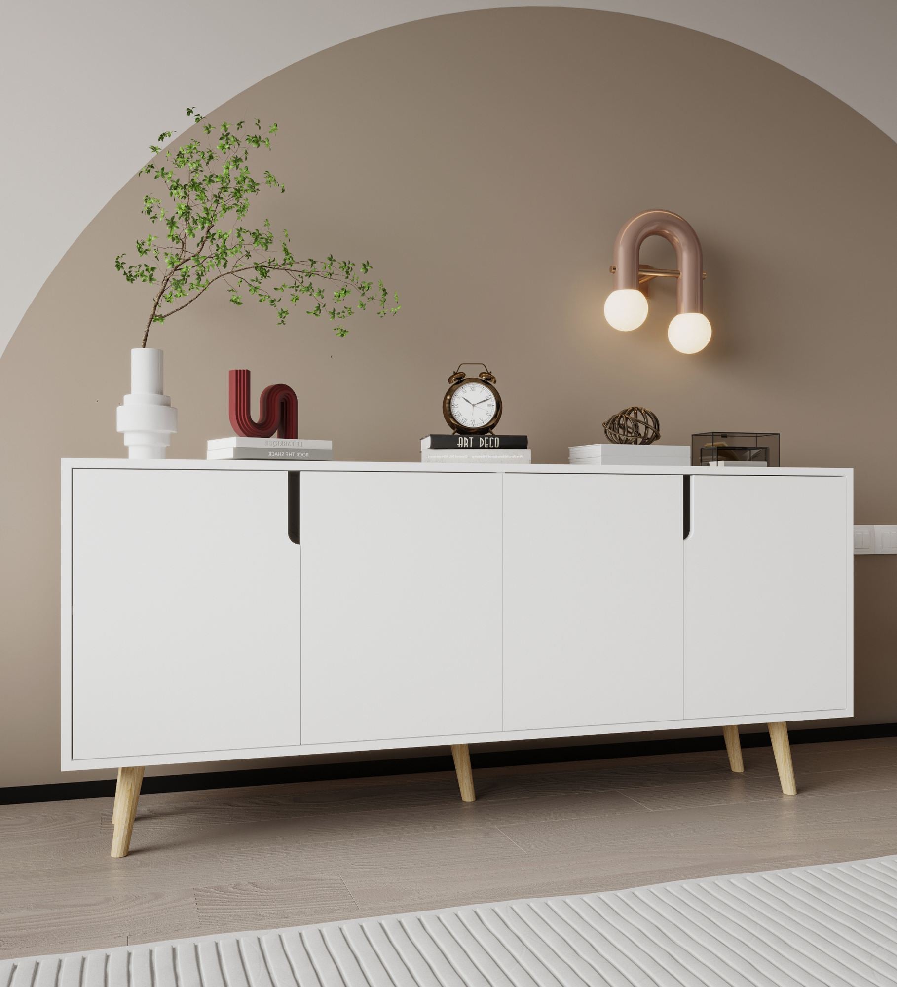 Aparador-Latina Modern 180-Branco