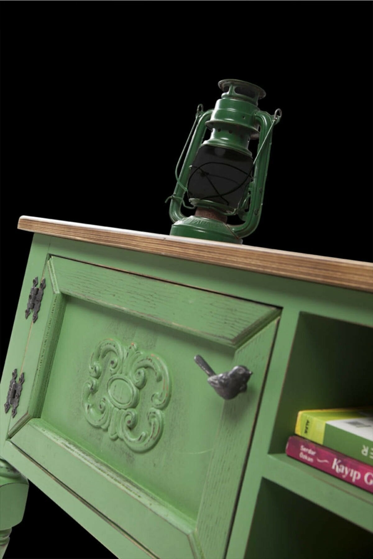 Móvel de TV – 150 cm x 40 cm x 50 cm – Verde claro – MDF