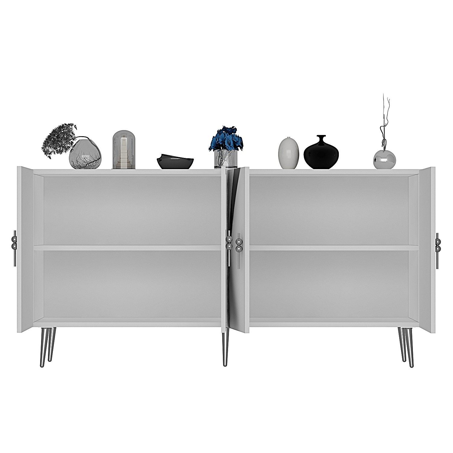Aparador-Hook KB150-Branco
Prata