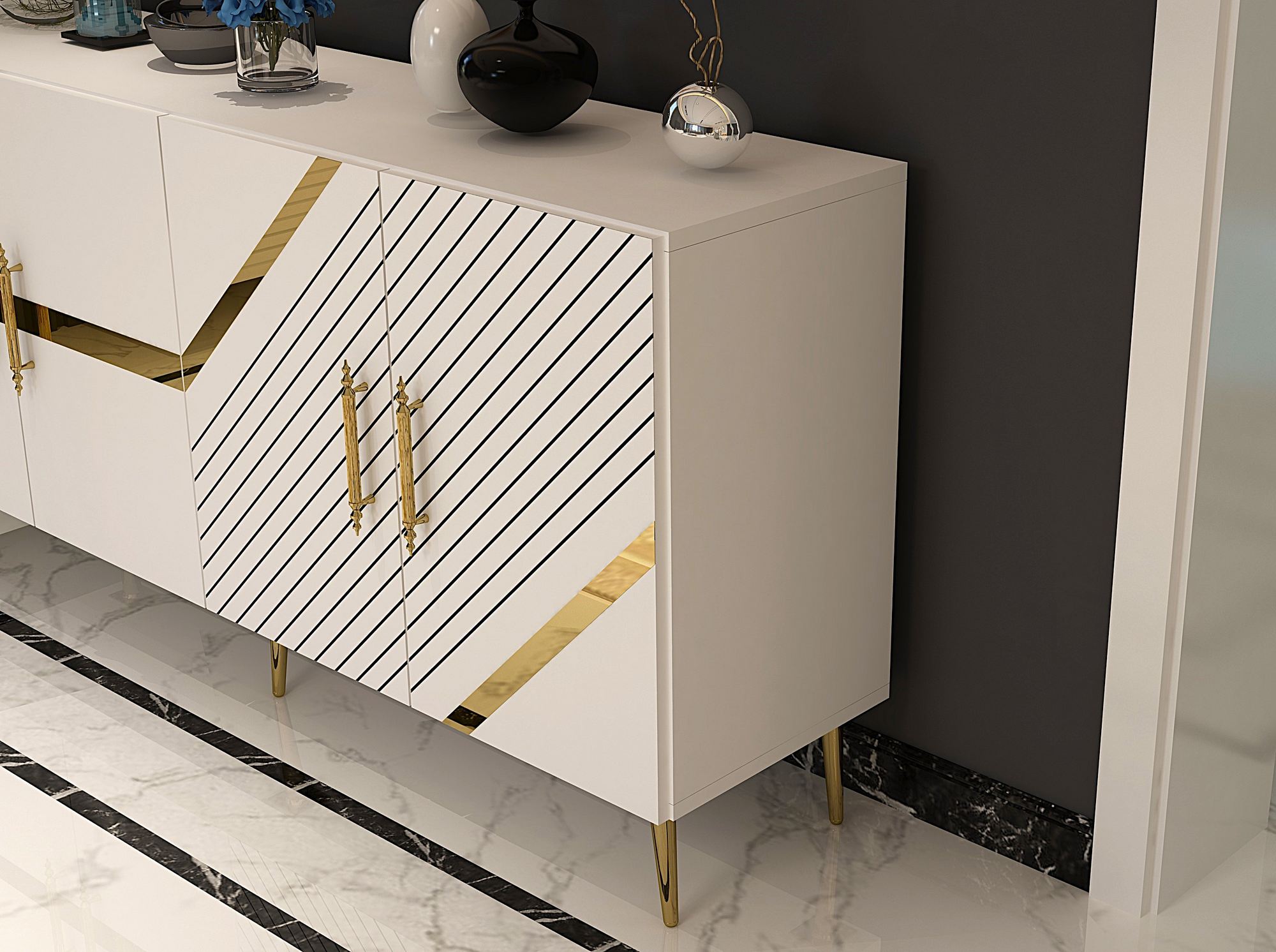 Aparador-Fuga KB150-Branco
Ouro