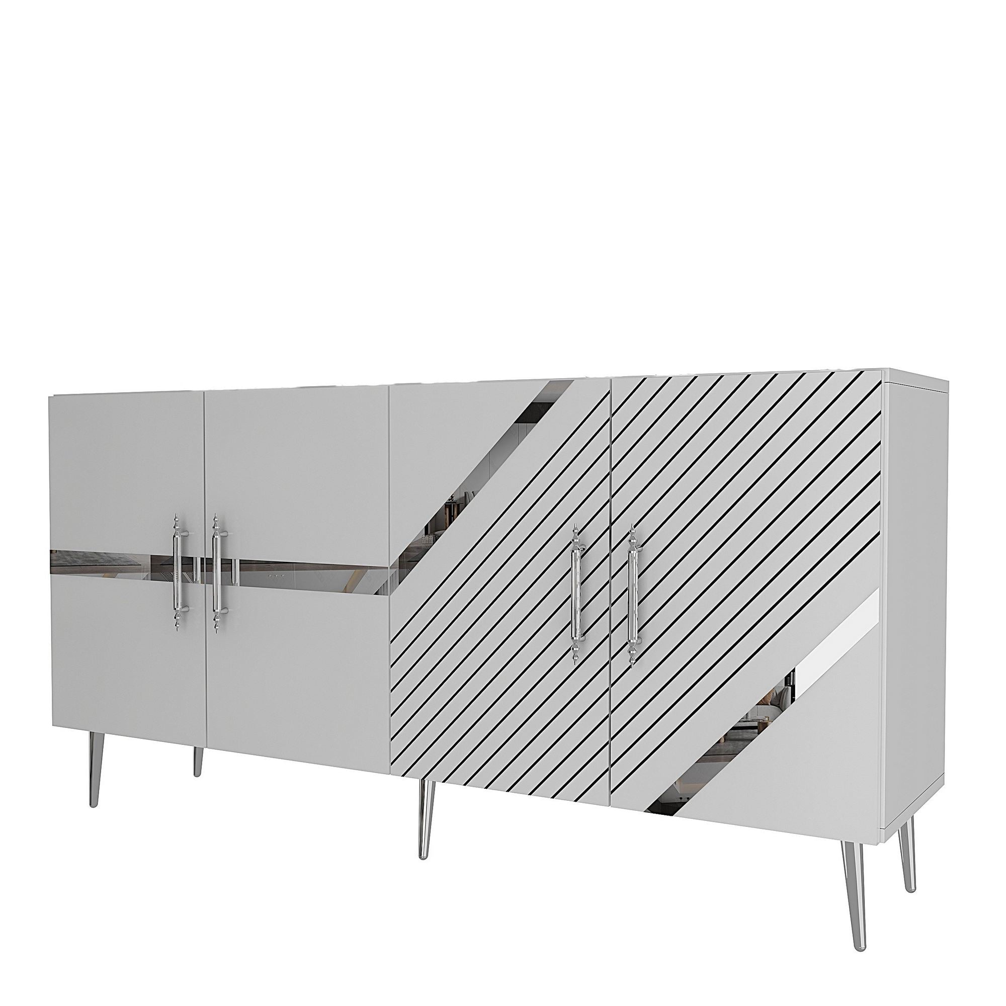 Aparador-Fuga KB150-Branco
Prata