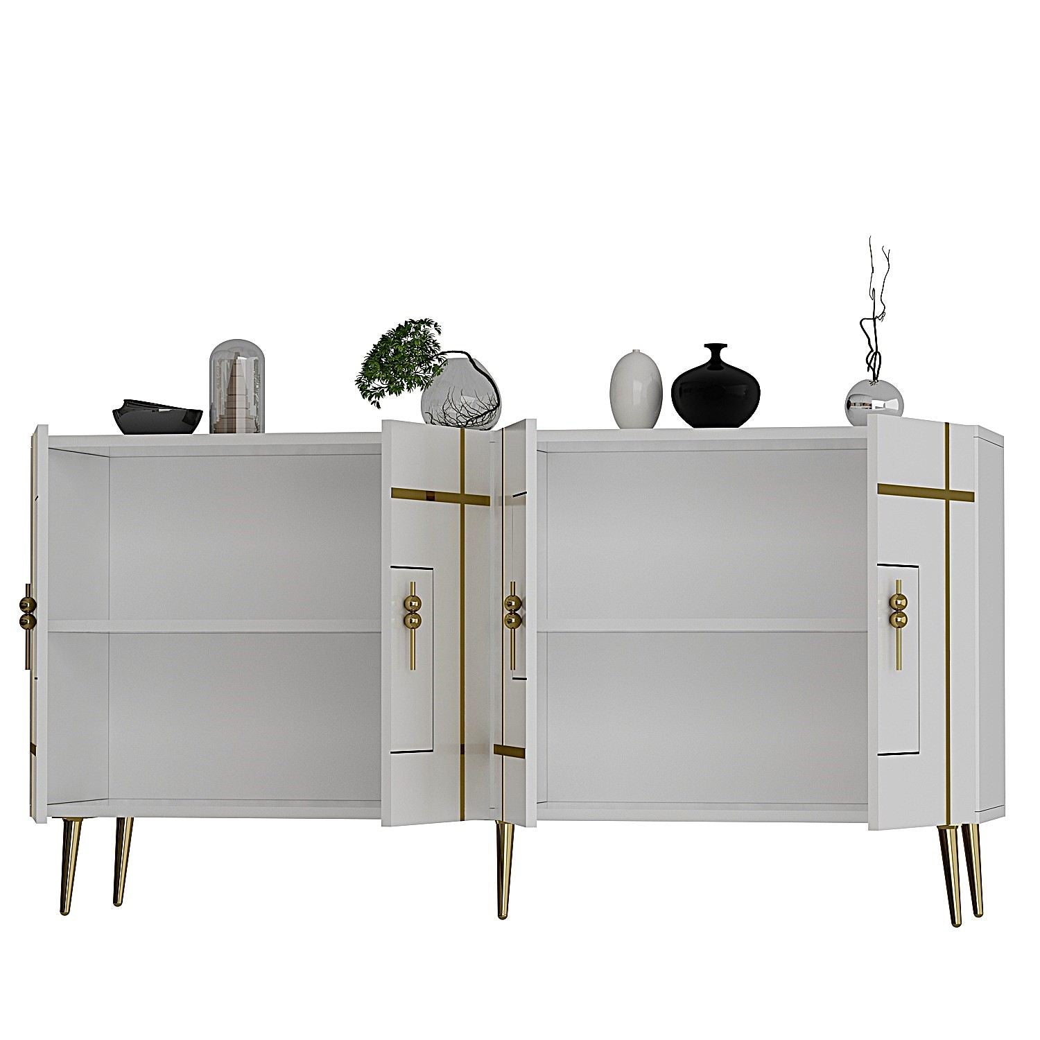 Aparador-Line KB150-Branco
Ouro