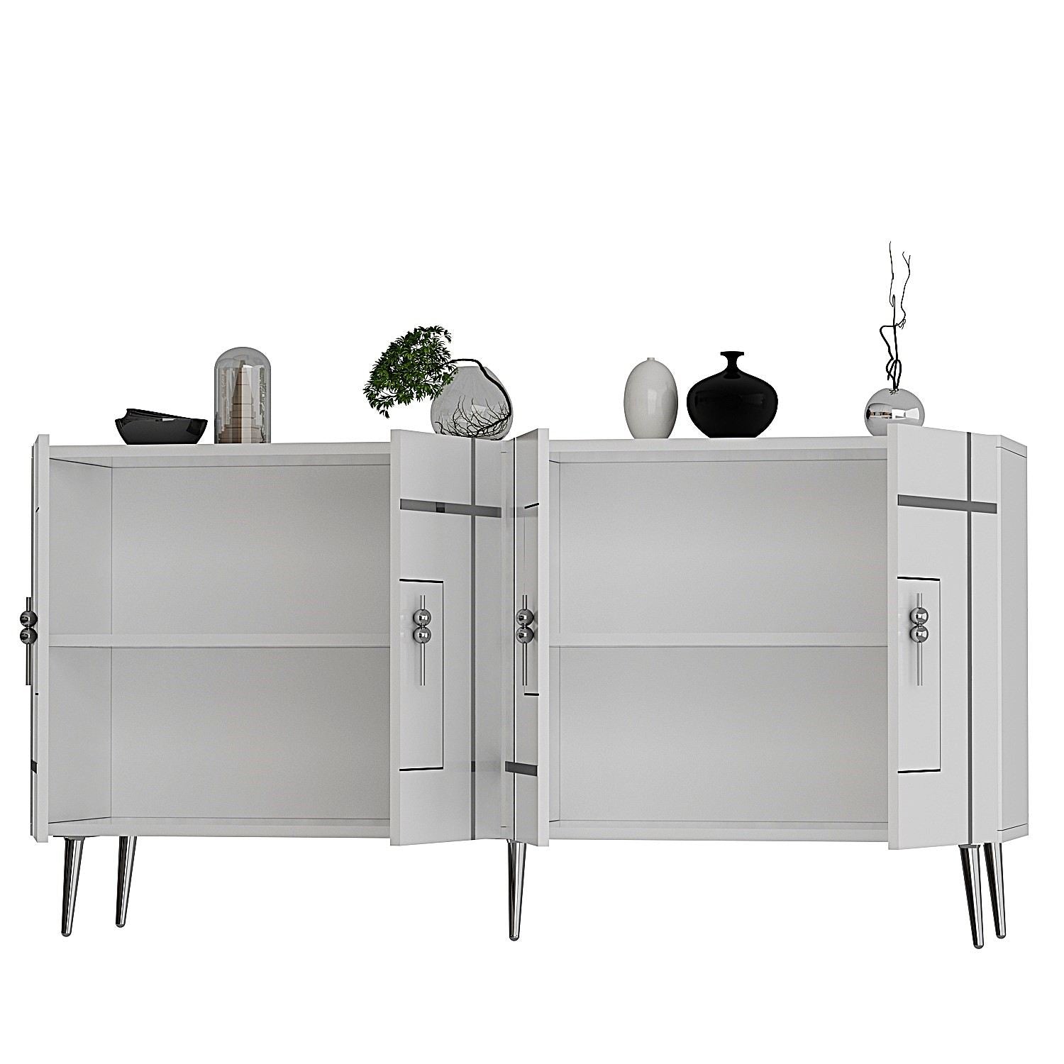 Aparador-Line KB150-Branco
Prata