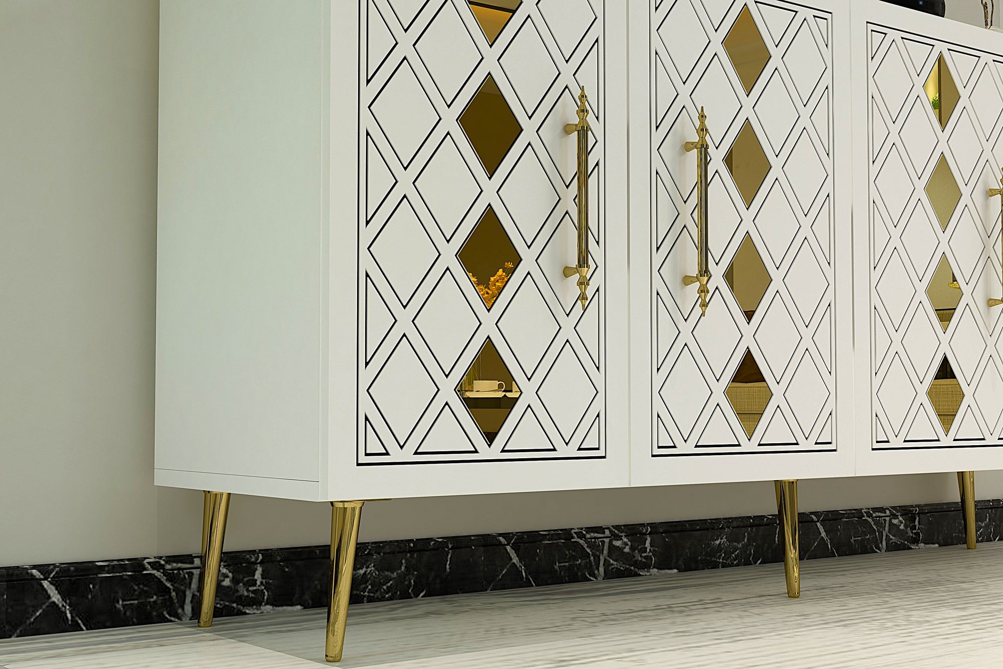 Aparador-Dome KB150-Branco
Ouro
